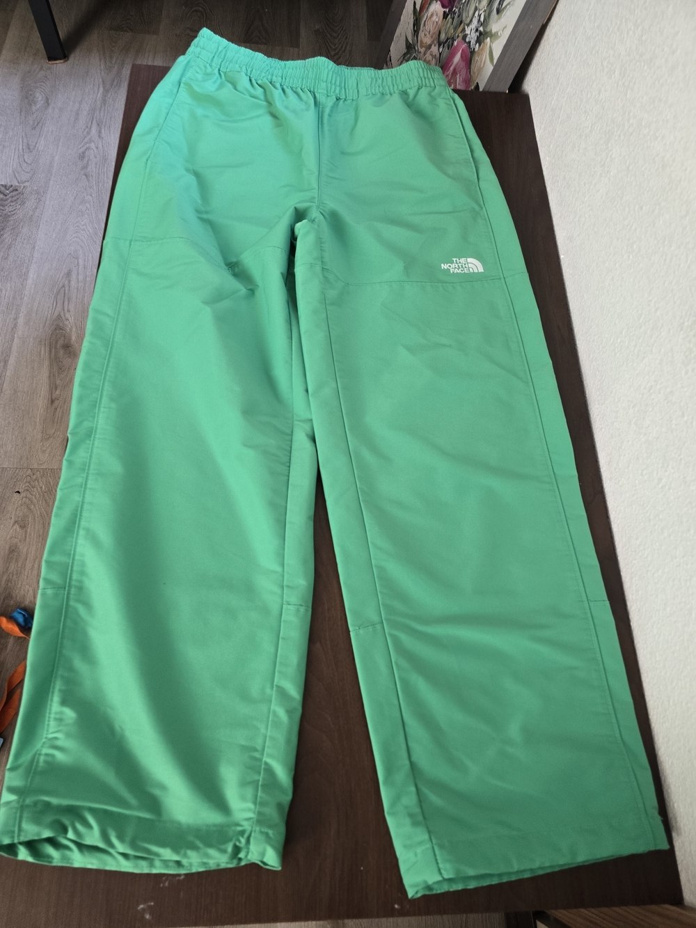 The North Face Bright Teal Green Boot-Cut Snow Pants